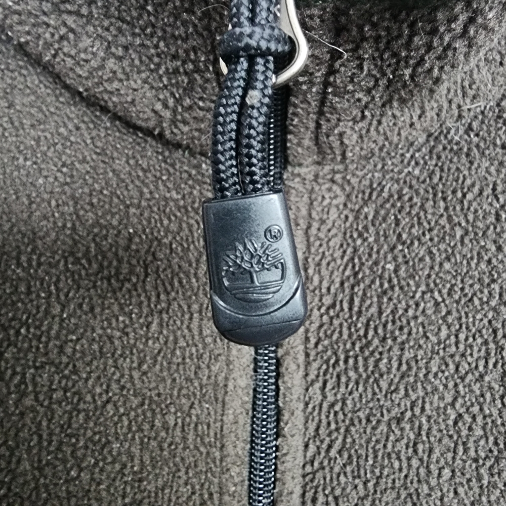 Timberland Size XL Polartec Fleece Vest Full Zip w/ Pockets Dark Forest Green - Picture 5 of 12